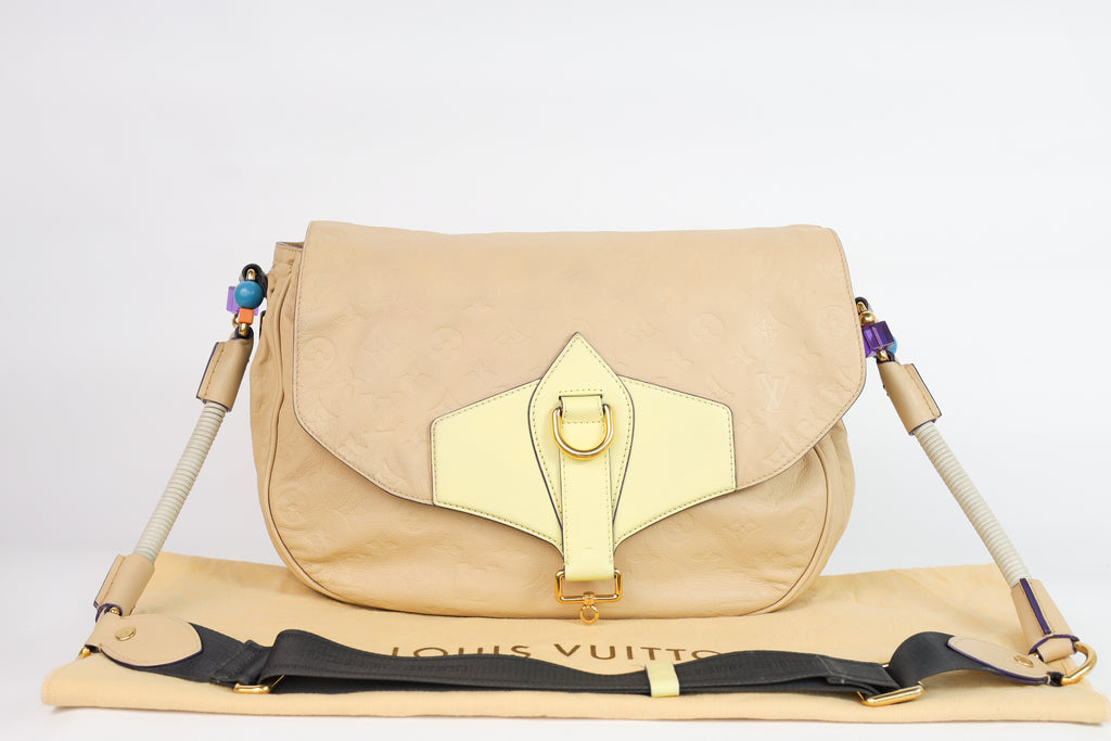 Authentic LV Underground Monogram Limited Empreinte Creme Messenger crossbody