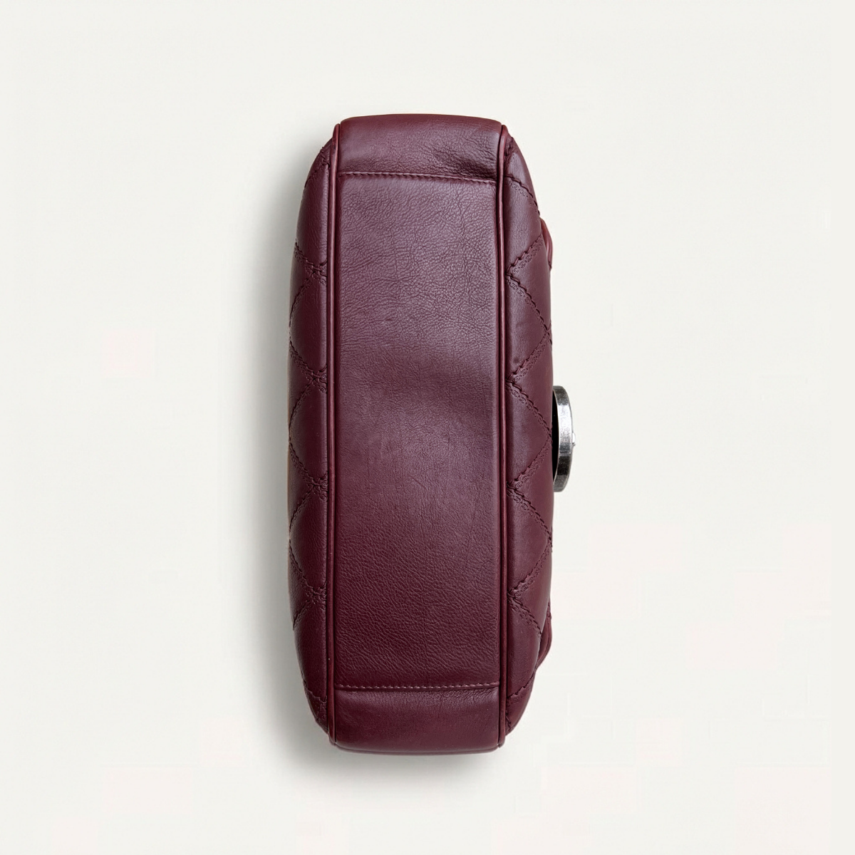 Chanel Flap Cambon 31 Rue Leather Burgundy Maroon Crossbody Bag