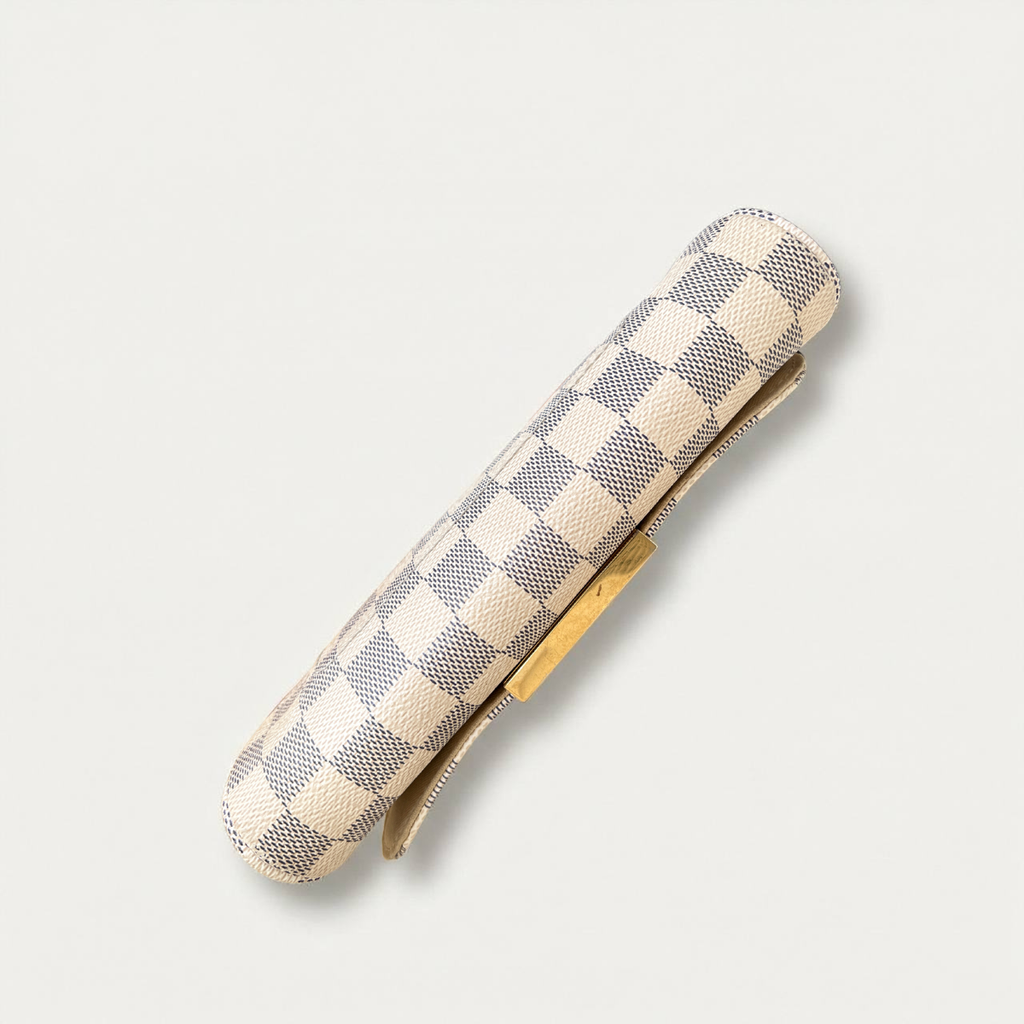 Louis Vuitton Favorite PM Azue Damier Crossbody Clutch Bag