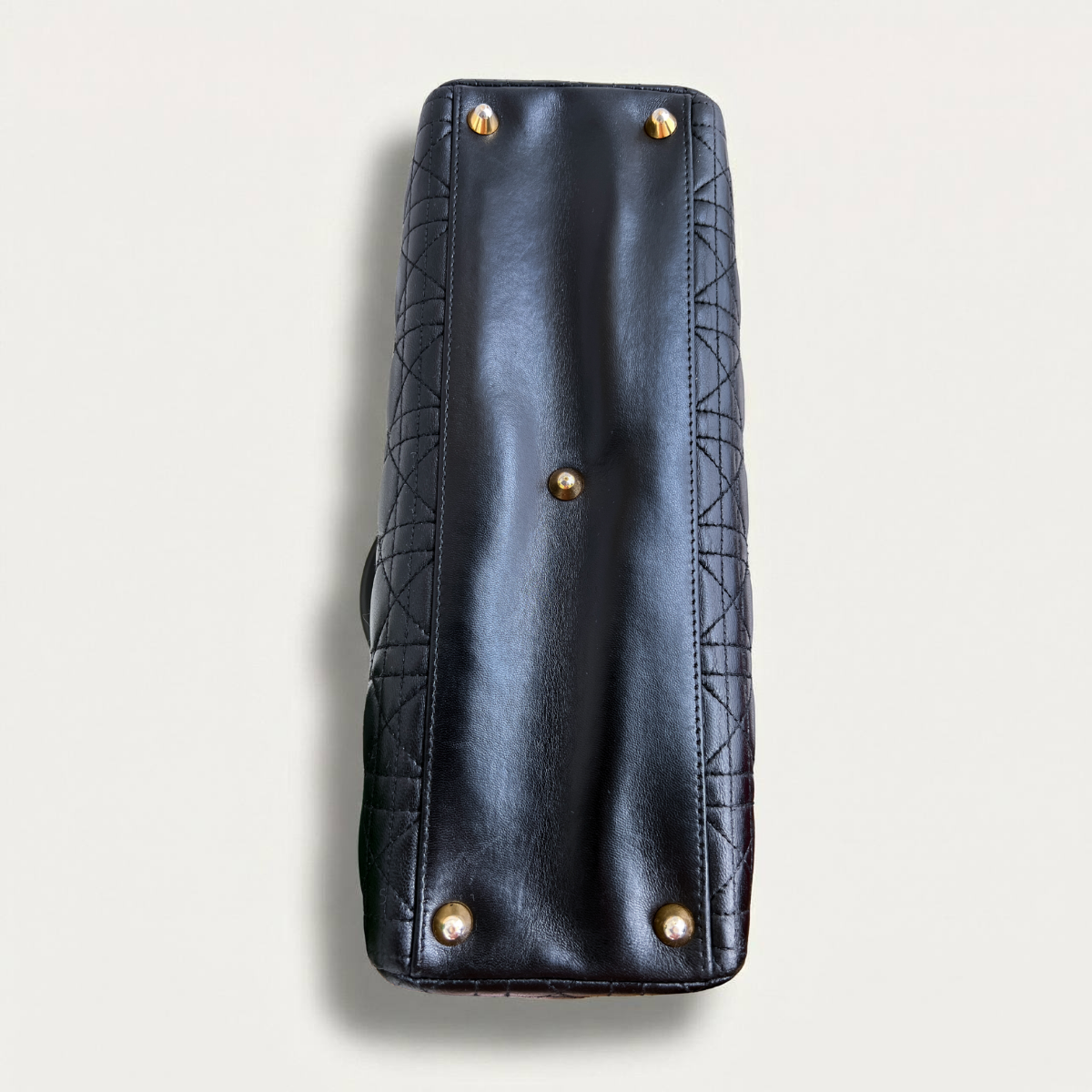 Christian  Dior Lady Dior Black Leather Cannage MA-1001