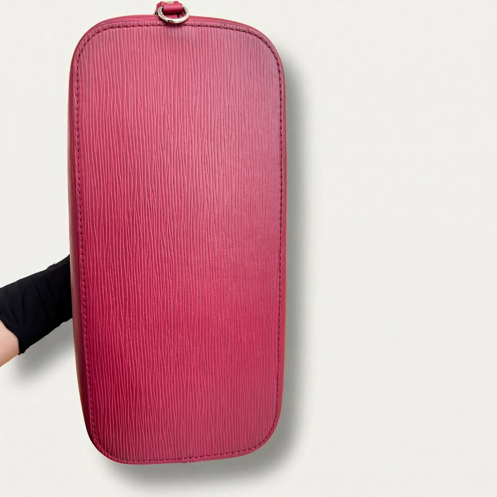 Louis Vuitton Neverfull PM Epi Leather Tote Fuchsia Bag