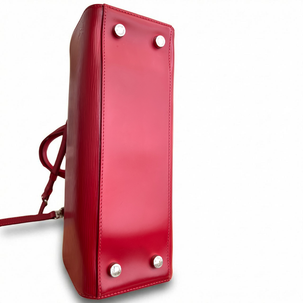 Louis Vuitton Brea Epi Leather Fuchsia Satchel MM Bag