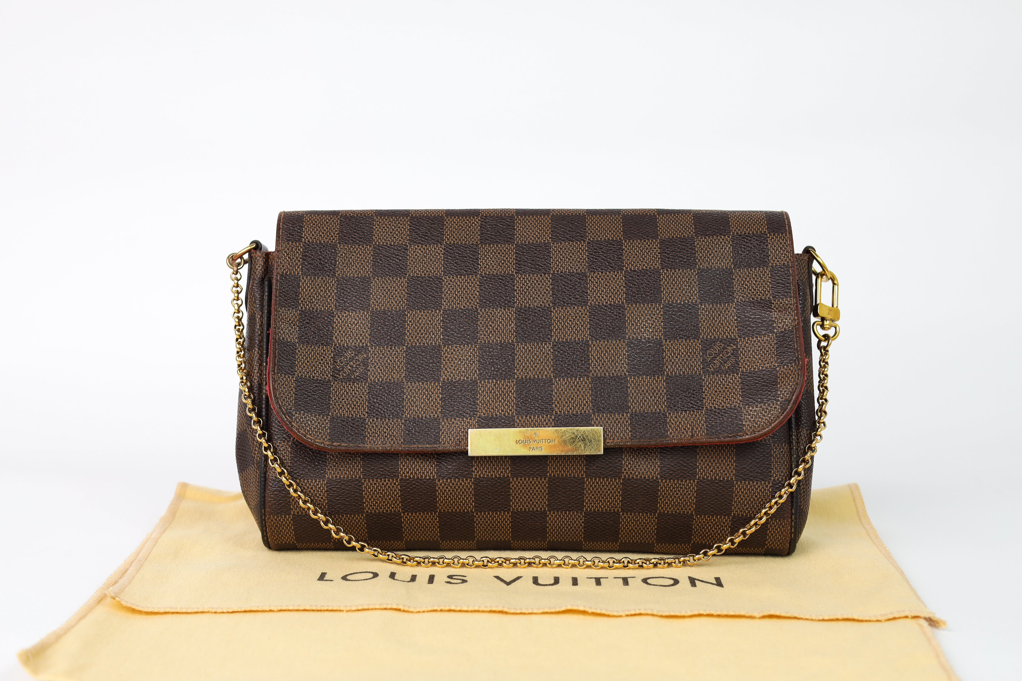 Authentic LV Favorite mm damier ebene crossbody clutch