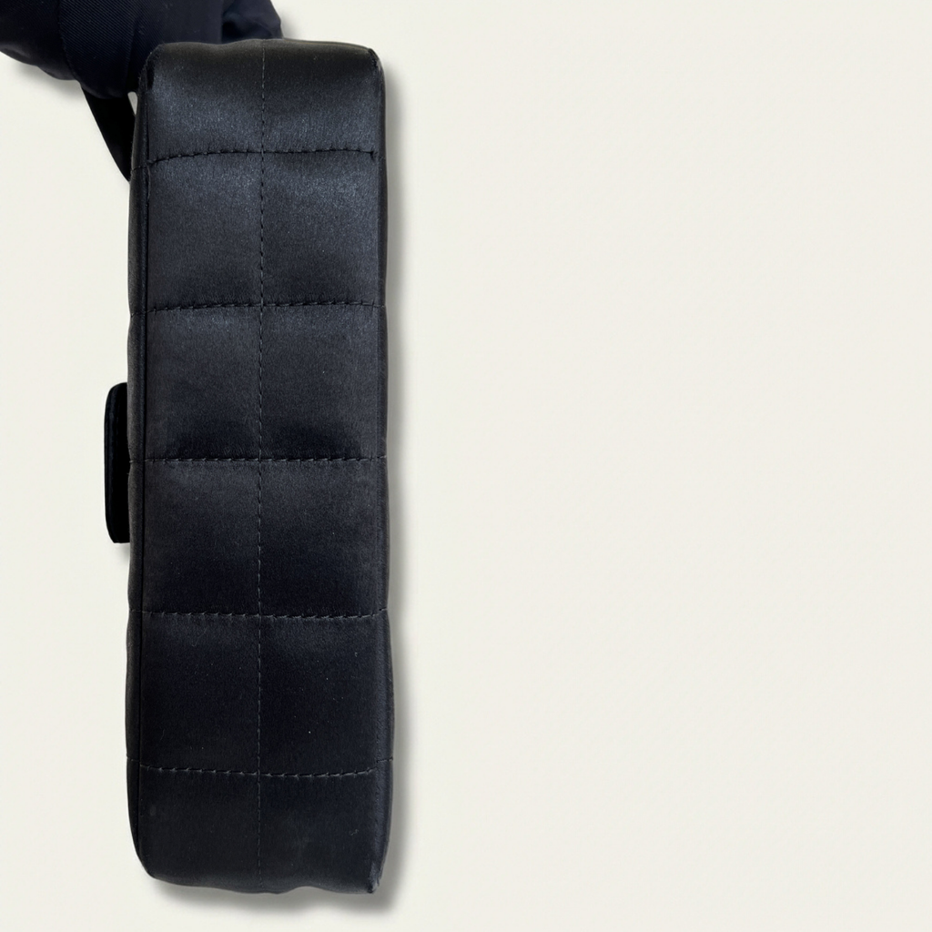 Chanel Timeless Silk Classic Crossbody Black Classique Clutch