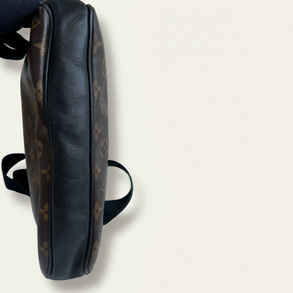 Louis Vuitton Macassar Bass MM Shoulder Crossbody Monogram Bag