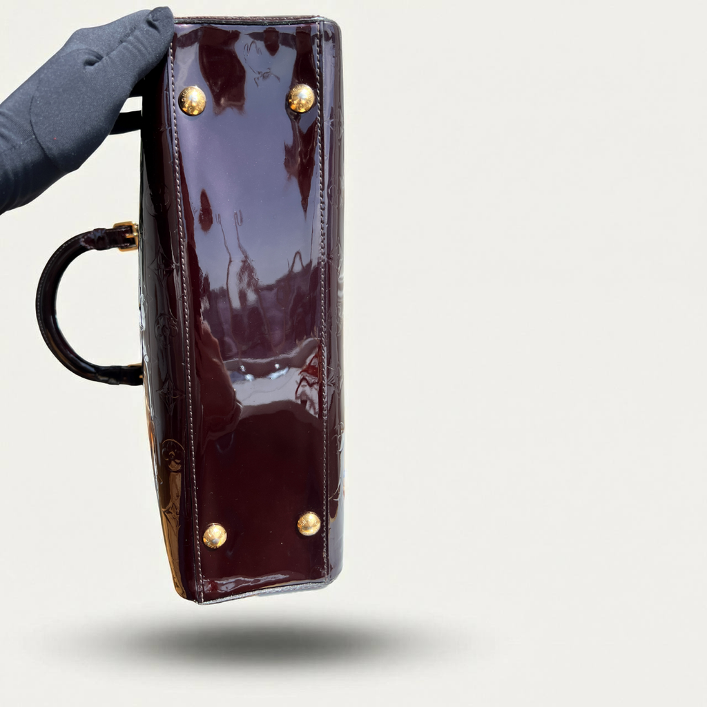 Louis Vuitton Melrose Amarante Monogram Vernis Patent Avenue Handbag