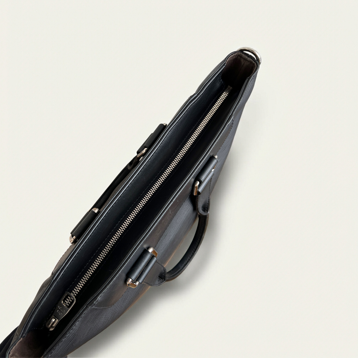 Louis Vuitton Cabajour Cabas Epi Black Brooks Tote Bag
