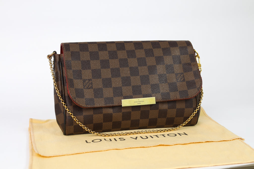 Authentic LV Favorite mm damier ebene crossbody clutch