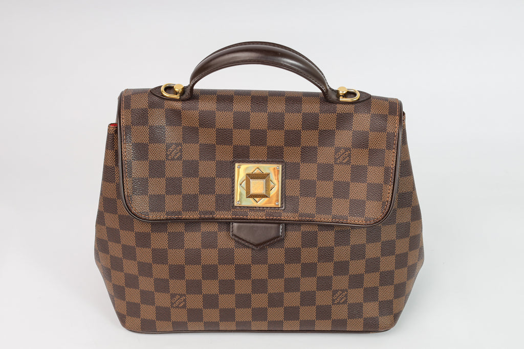 Authentic LV Bergamo GM Damier Ebene Satchel Crossbody bag