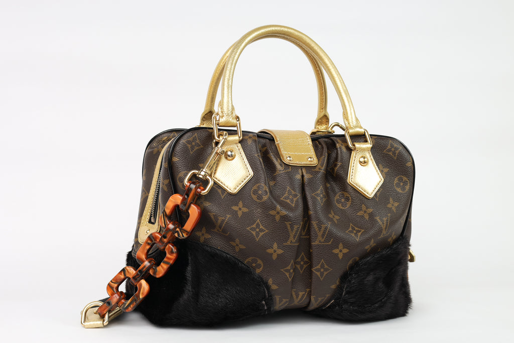 Authentic  LV Limited Monogram Leopard Adele Stephen Crossbody