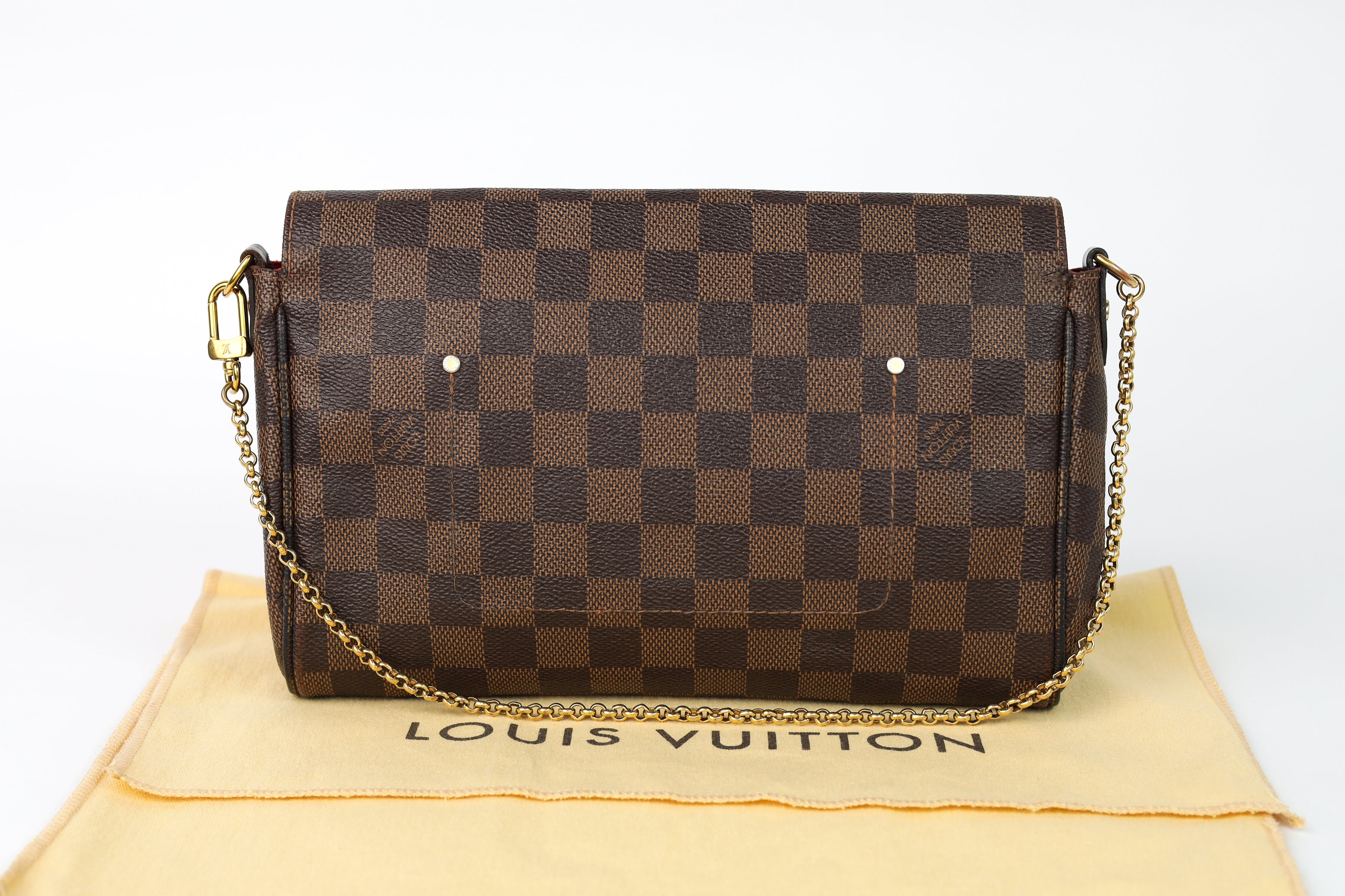 Authentic LV Favorite mm damier ebene crossbody clutch