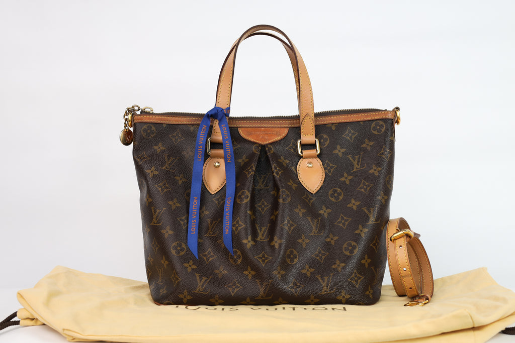 Authentic LV Palermo Pm monogram shoulder handbag