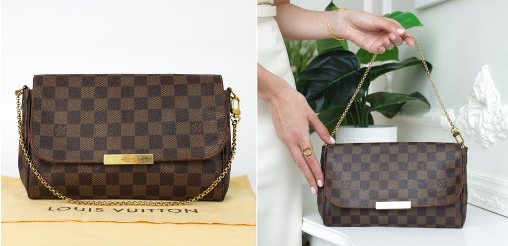 Authentic LV Favorite mm damier ebene crossbody clutch