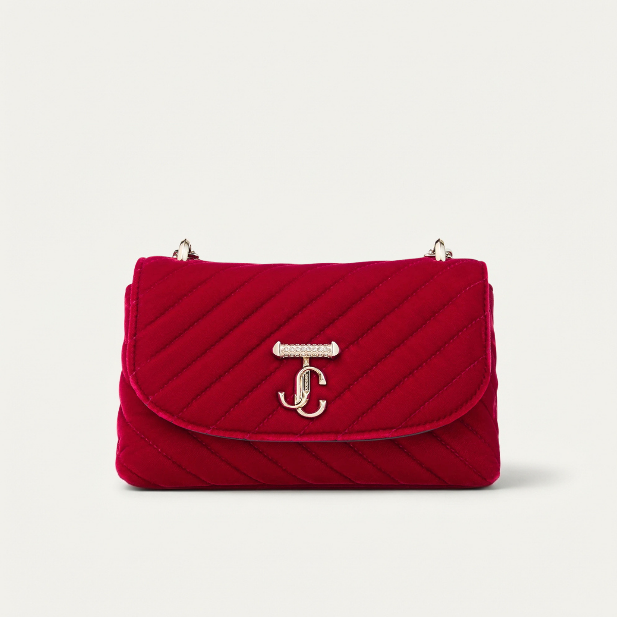 Сумка через плечо Jimmy Choo Curve, маленькая